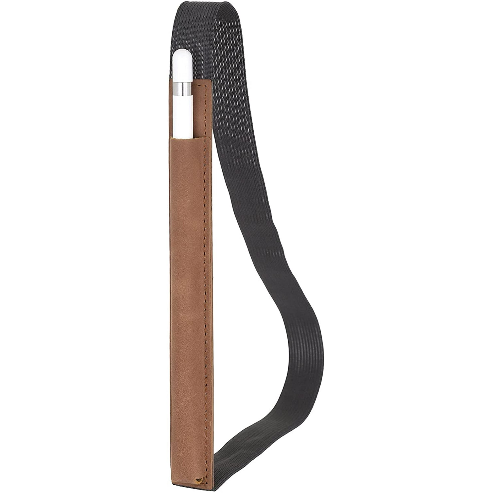 StilGut Genuine Leather Pencil Holder for Apple Pencil 1 /& iPad Pro 12,9 2015 /& 2017 Sleeve Case Cognac Vintage